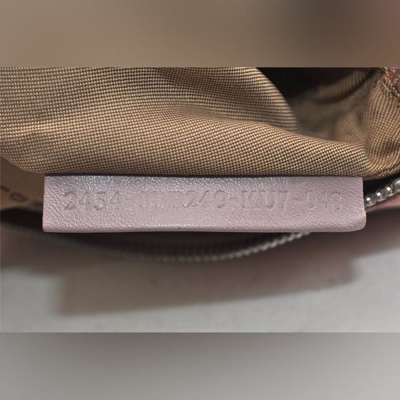 Vintage Fendi | Zucchino Mini Purple Shoulder Bag - Picture 12 of 16